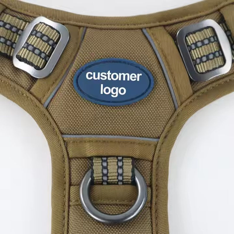 Reflective No Pulling Pet Vest Leash Outdoor Tactical Dog Training Harness (CFPTS25009)