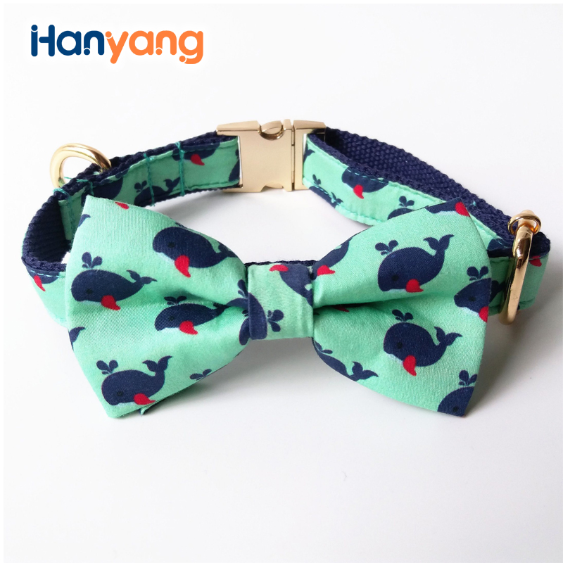 Hanyang OEM Pet Product Dog Leash Dog Collar Witn Bow Tie