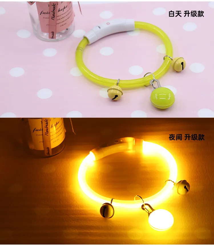 Pink LED Gemstone Collar