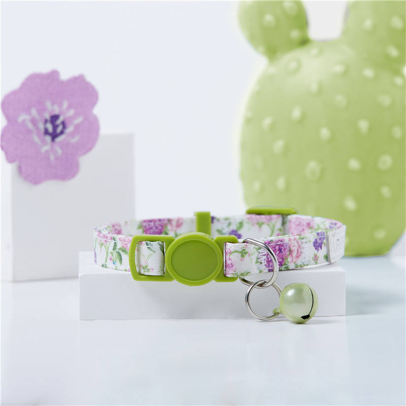 Hot Sale Pattern No Pull Pet Collar Soft Durable Print Cat Collar