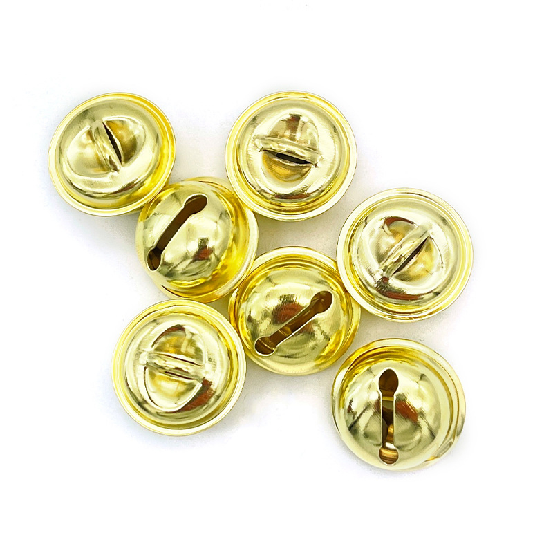 Christmas Decoration Pet Supplies Early Education Toys 12-30mm Gold and Silver Bell Wholesale