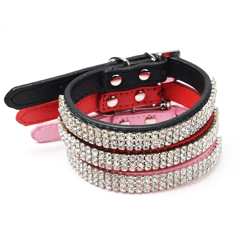 Adjustable PU Leather Pet Dog Collar 11