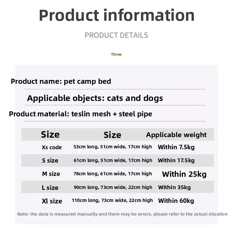 Elevated Pet Bed View 7