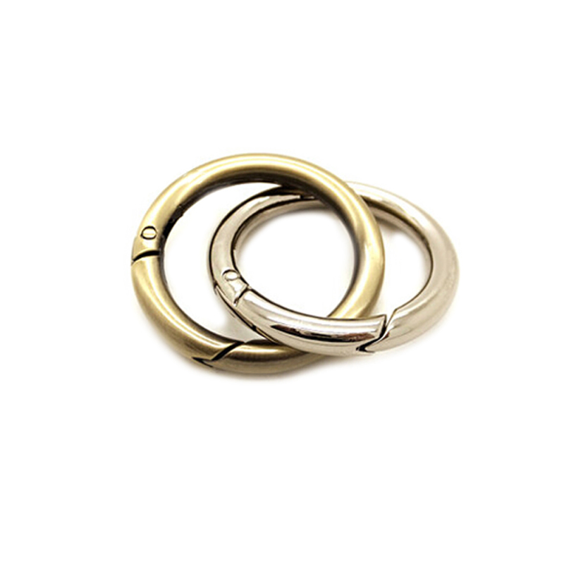 5/8" Metal Spring Carabiner Ring for Tassel Key Chains