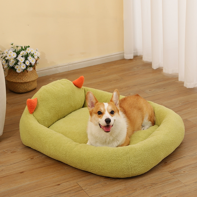 Green Monster Stuffed Soft Plush Pet Supply Dog Cat Factory Custom Wholesale Sofa Bed