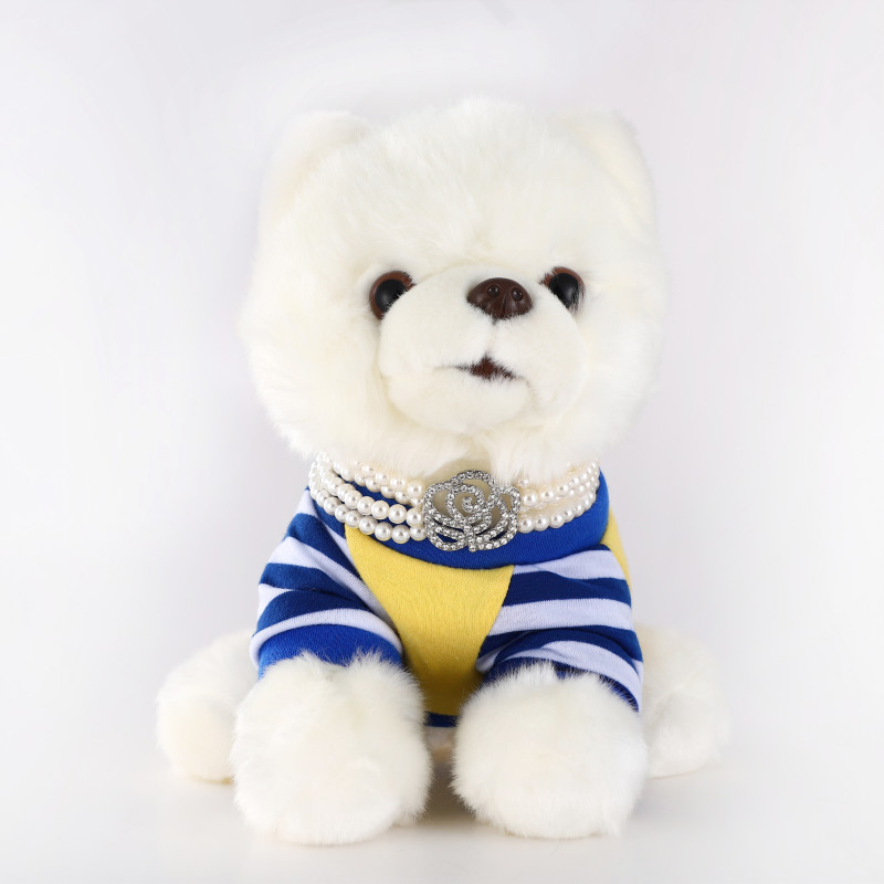 Rhinestone Jewelry Pet Collar Pendant Drilling Accessories White Pearl Necklaces