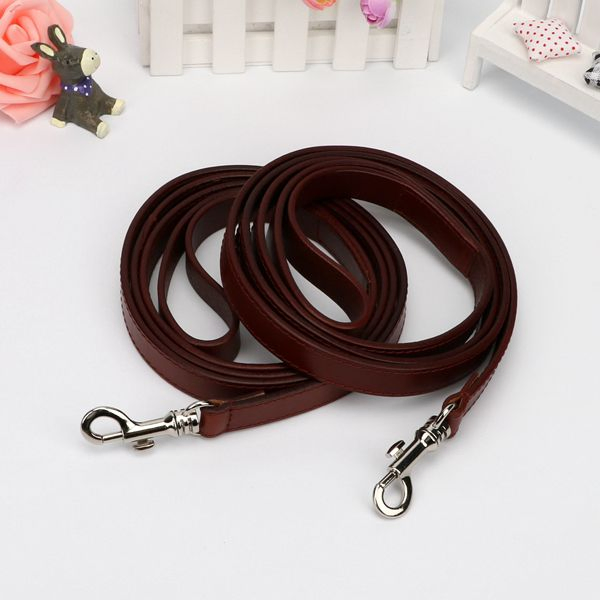 Hot Sale Tassel Gold Hardware Genuine Leather Dog Leash and Collar