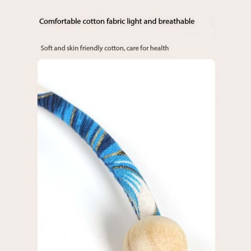 Charm Adorned Camphor Wood Dog Collar Set: Fashionable 2PCS Canvas Adjustable Birthday Festive Pet Accessories