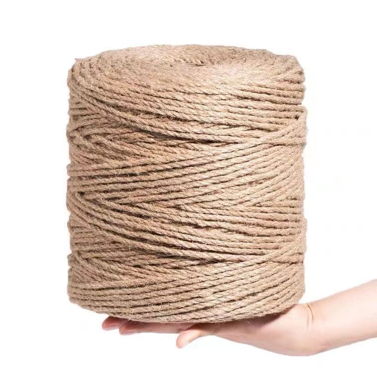 Biodegradable Unwaxed Hemp Rope Rustic Decorative Twine for Home and Party Arrangement