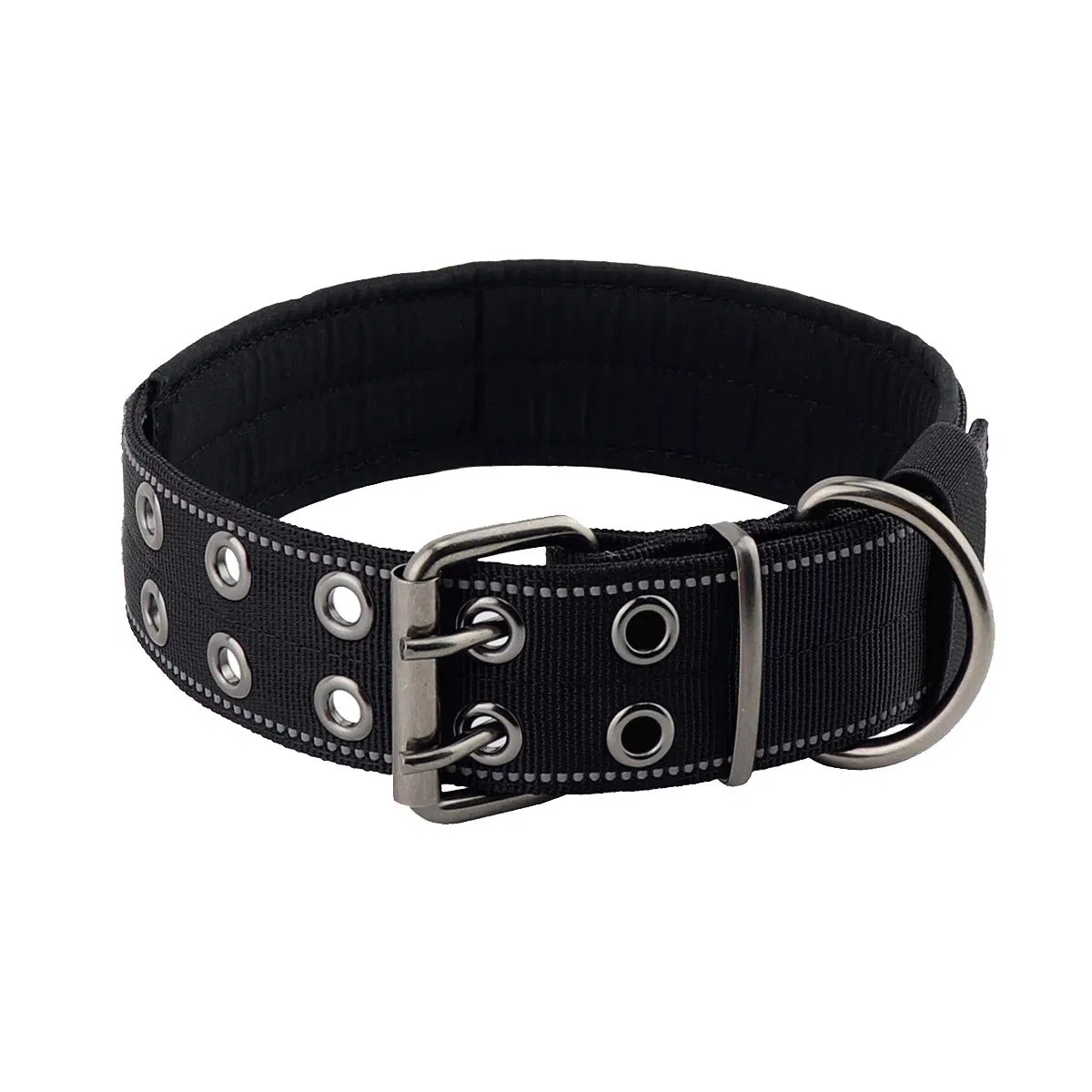 Custom OEM Heavy Duty Colorful Nylon Red Reflective Dog Collar for Dog Pet Supplier