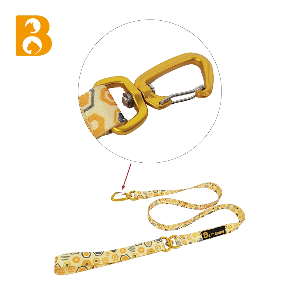 Green Ployester High Quality Relective Dog Bandana Collar with Pet Leash