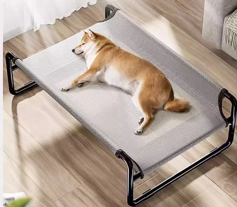 Factory Folding Elevated Dog Portable Collapsible Raised Cots Cooling Pet Bed