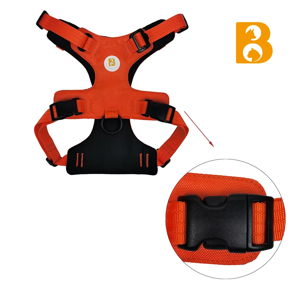 Sports Style Polyester Adjustable High Quality Nylon Matching Pet Dog Harness and Leash