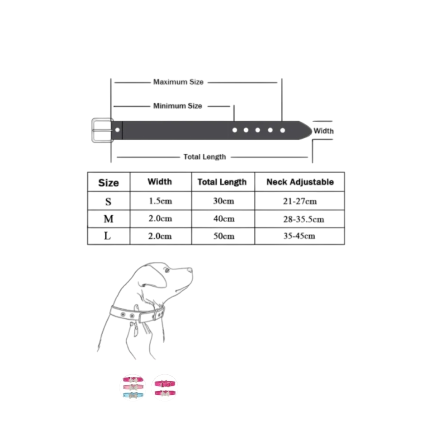 Luxury Bling Crystal Dog Collar with Elegant Leather Bow