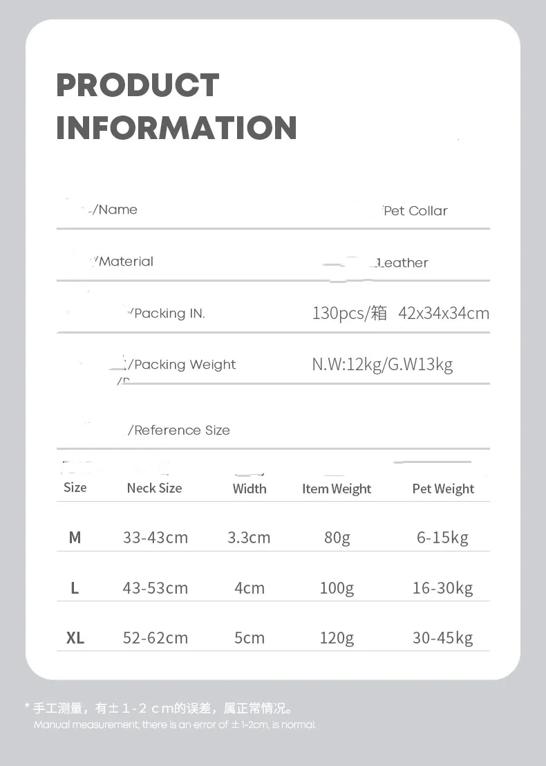 Floral Leather Dog Collar 3