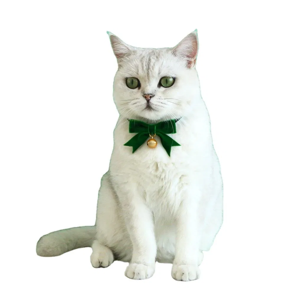 Christmas Festival Bowknot Decoration Portable Pretty Pet Collars for Cats
