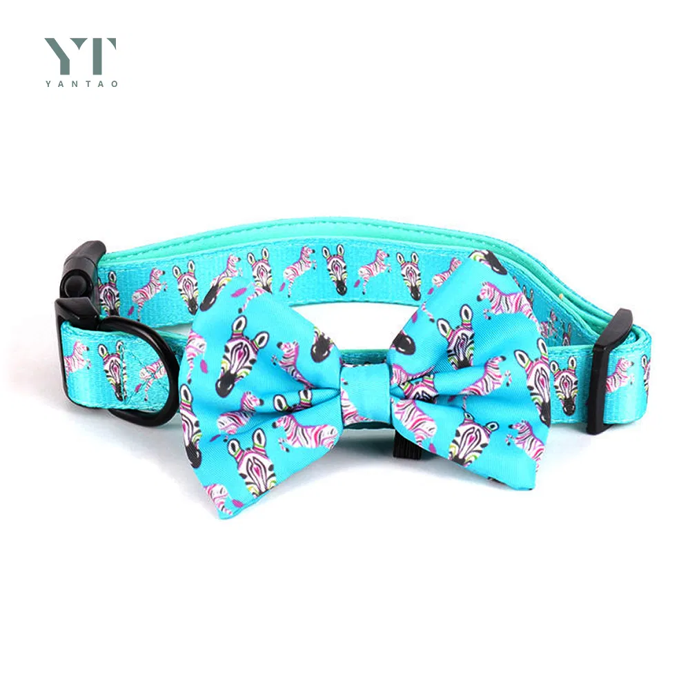 Pet Supplies Neoprene No Pull Harnesses Custom Luxury Pet Accessories Collar Custom Printed Pet Harness and Collar with Dog Bandana