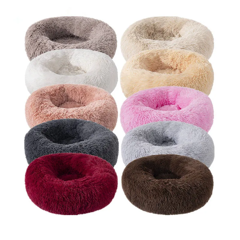 Pet Round Nest Warm Soft Plush