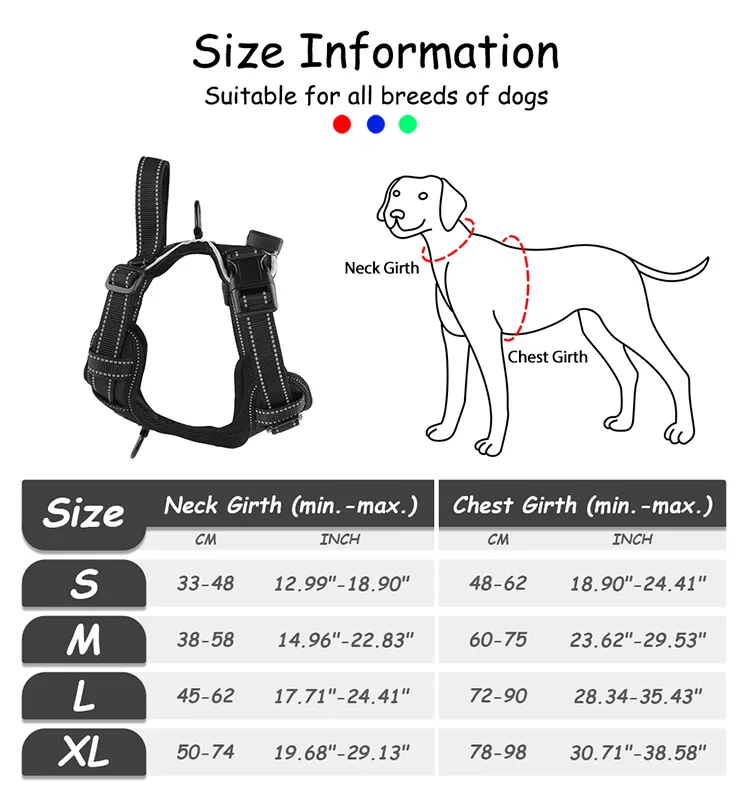 LED Dog Harness Detail 5