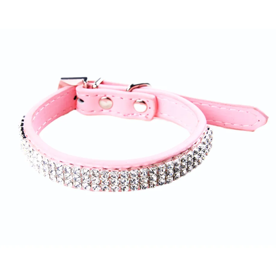 Adjustable PU Leather Pet Dog Collar 7