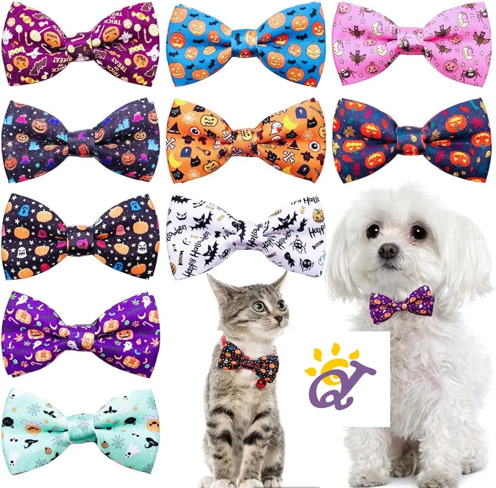 Yuki Cute Dog Collar Buckle Bow Tie Pet Collar Dog Bow Tie