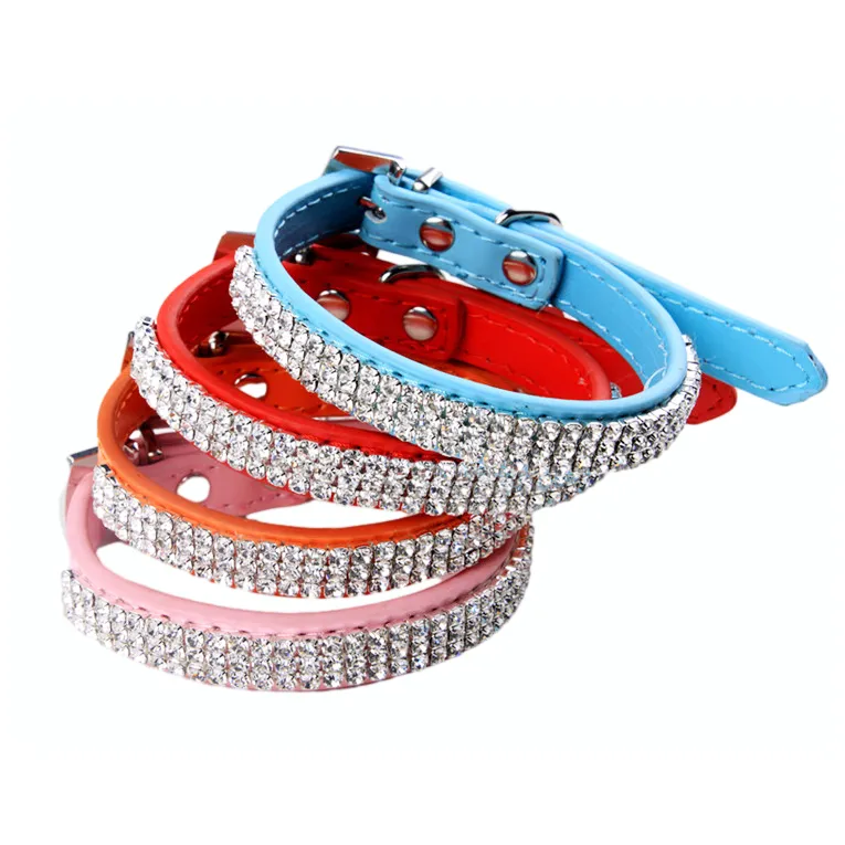 Adjustable PU Leather Pet Dog Collar 12