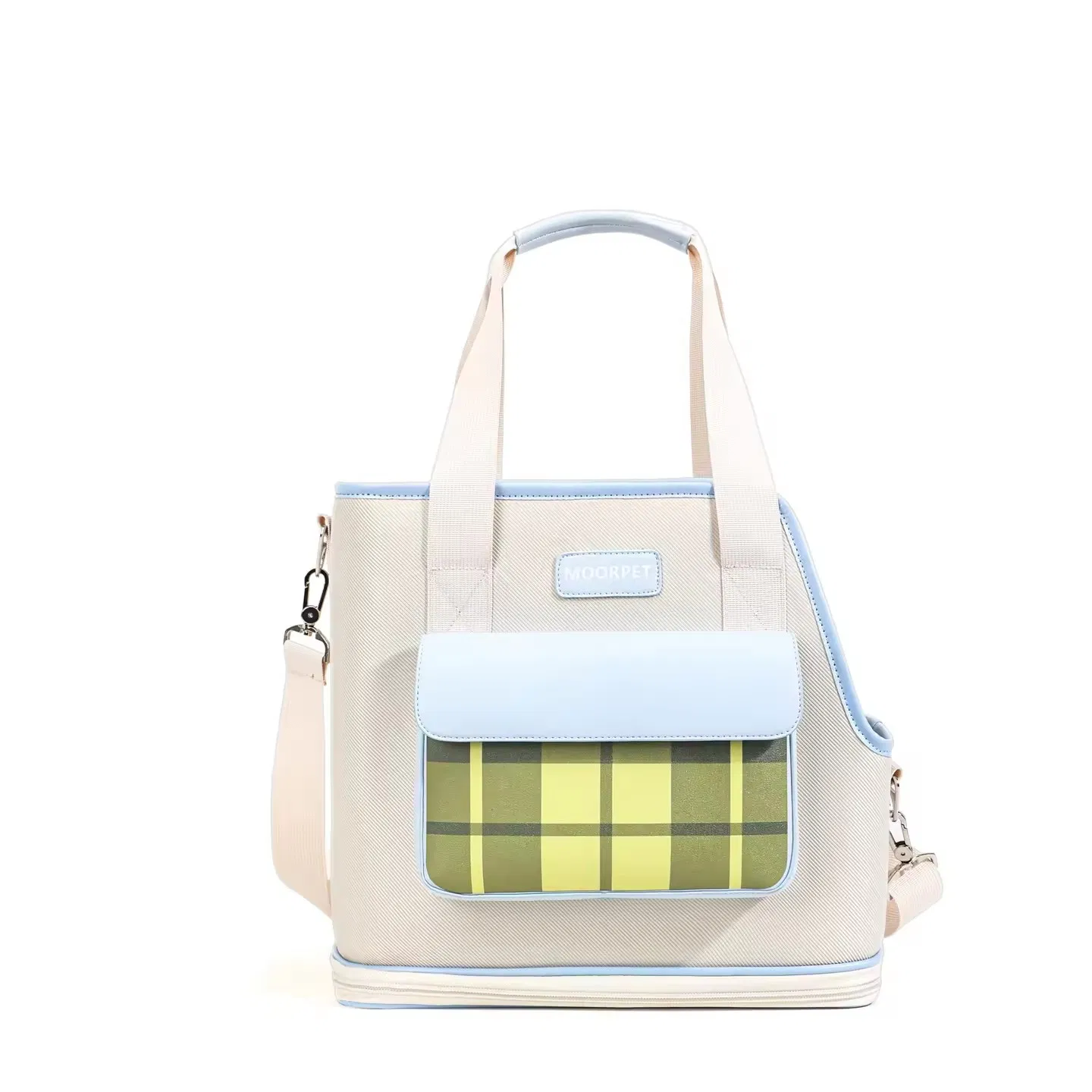 Large Capacity Summer Pet Carrier Oxford Anti-Stress Cat Dog Backpack Zipper Closure Fashion Solid Color Portable Breathable