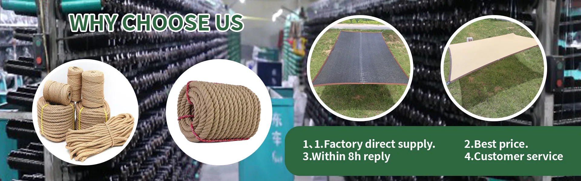 Durable 3-Strand Jute Rope