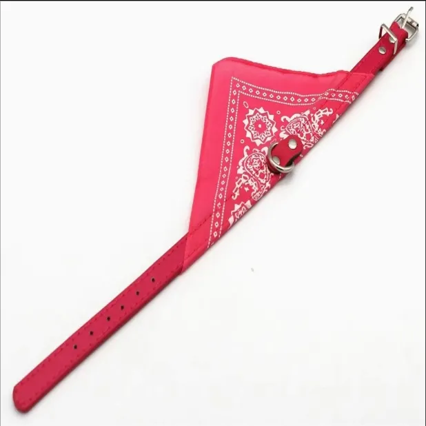 Customizable Triangle Bandana Pet Collar - View 1