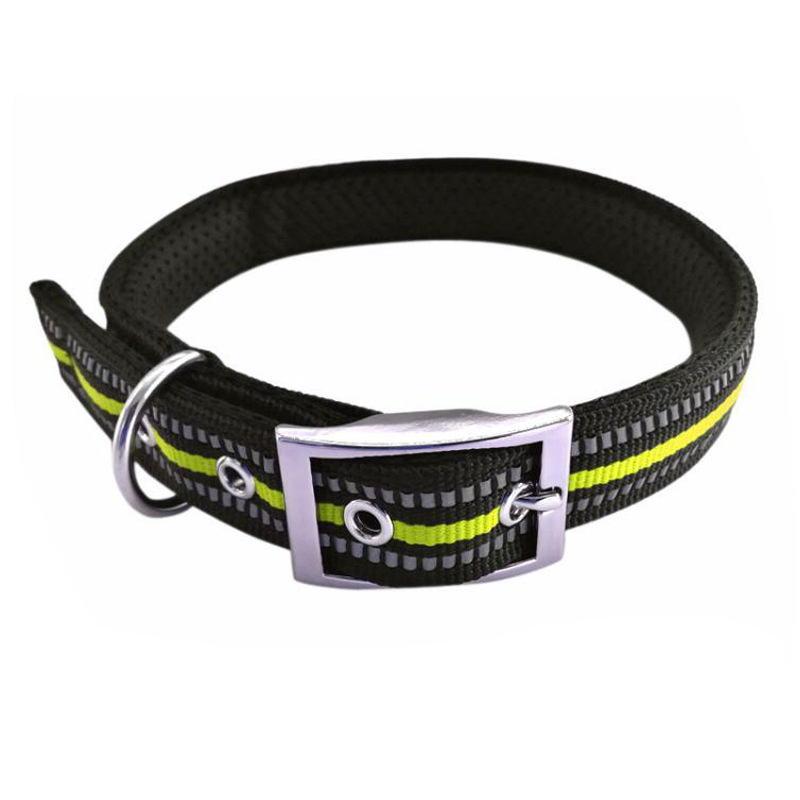 Customized Reflective Breathable Stripe Pet Cat Dog Collar