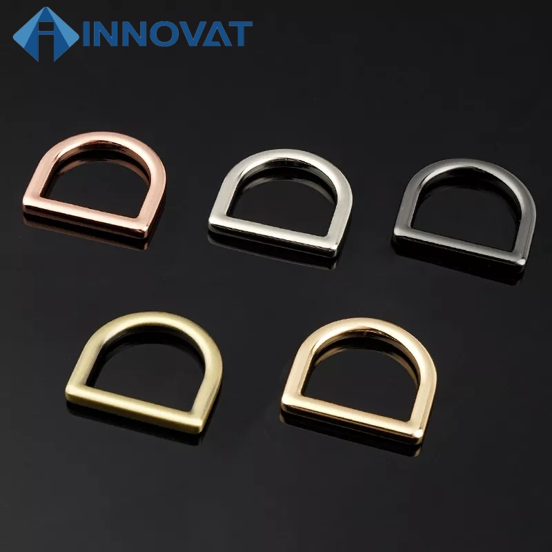 15mm 20mm 25mm Webbing D Ring for Bag Accessory Belt Loop Buckle Metal Hardware Pet Dog Collar Garment Backpack Clasps
