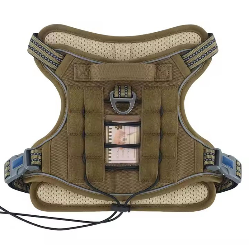 Reflective No Pulling Pet Vest Leash Outdoor Tactical Dog Training Harness (CFPTS25009)