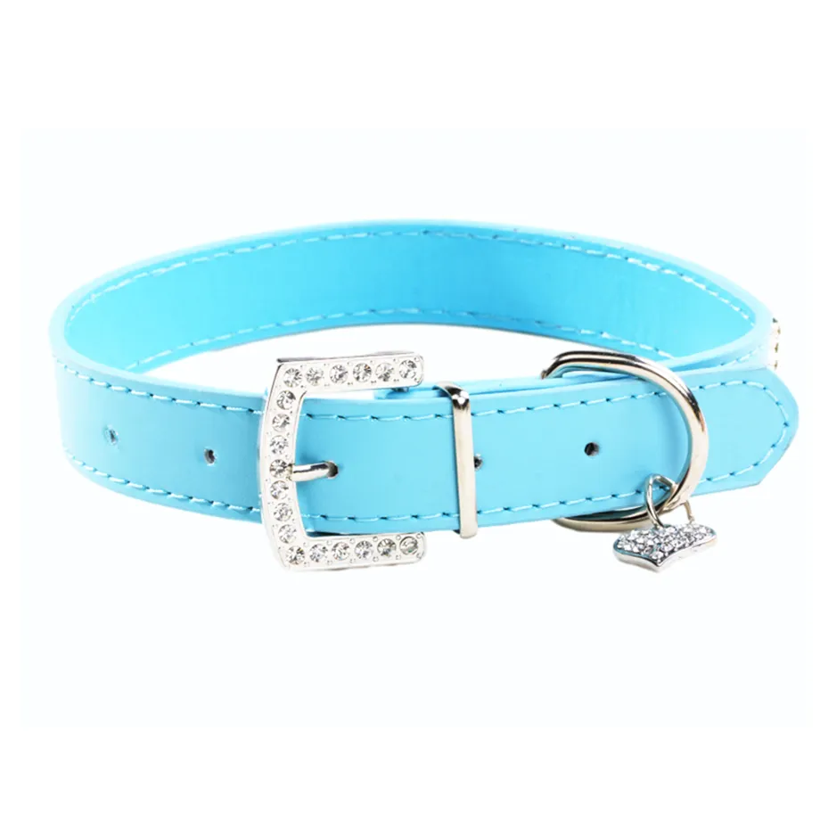 Adjustable PU Leather Pet Dog Collar 6