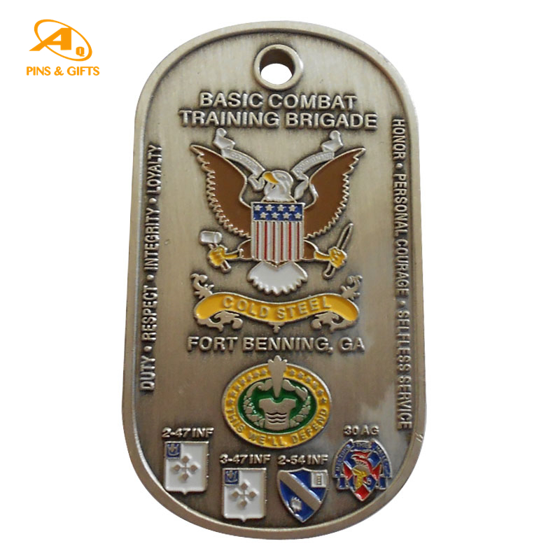 Customized Machine Engraving Stainless Steel Blank with Printing Logo on Oneboth Side Metal Xvideo ID Necklace Dog Tag