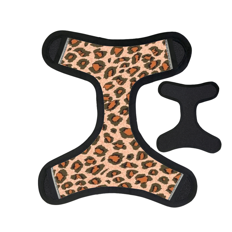 Wholesale Adjustable Neophrne Training Cotton Printed Soft Reflective Pet Dog Harness