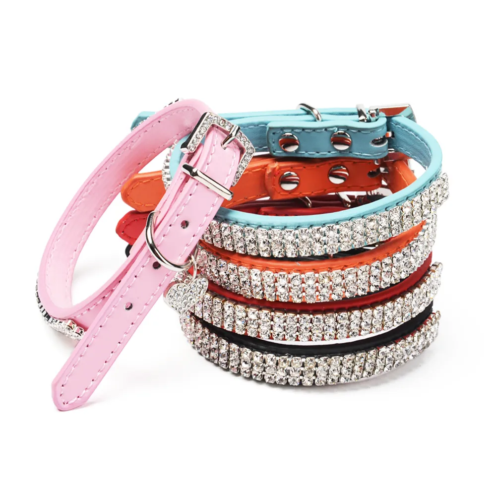 Adjustable PU Leather Pet Dog Collar 13