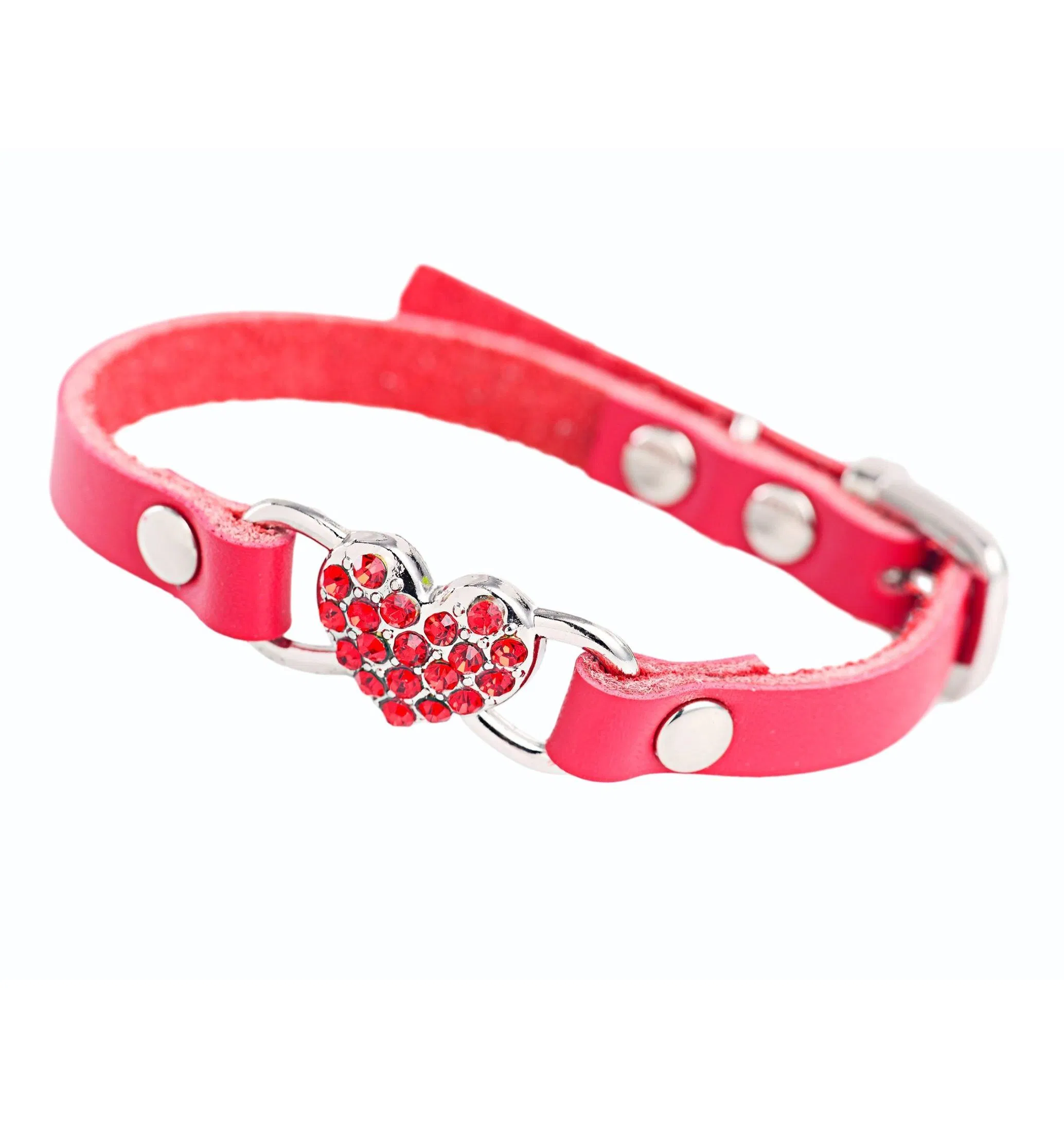 Rhinestone Dog Collar, Bling Rhinestone PU Leather Crystal Diamond Pet Dog Collar