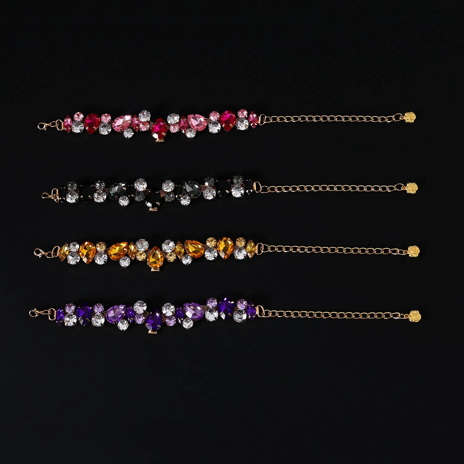 Crystal Gemstone Pet Necklace - Luxury Rhinestone Collar for Wedding &amp; Special Occasions