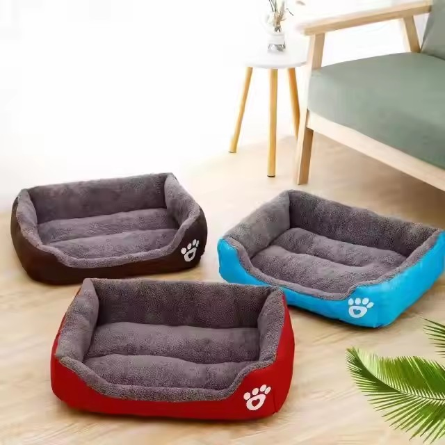 High-Quality Non-Slip Breathable Pet Calming Anti-Anxiety Winter Waterproof Comfortable Dog Cat Pet Sofa Kennel Bed