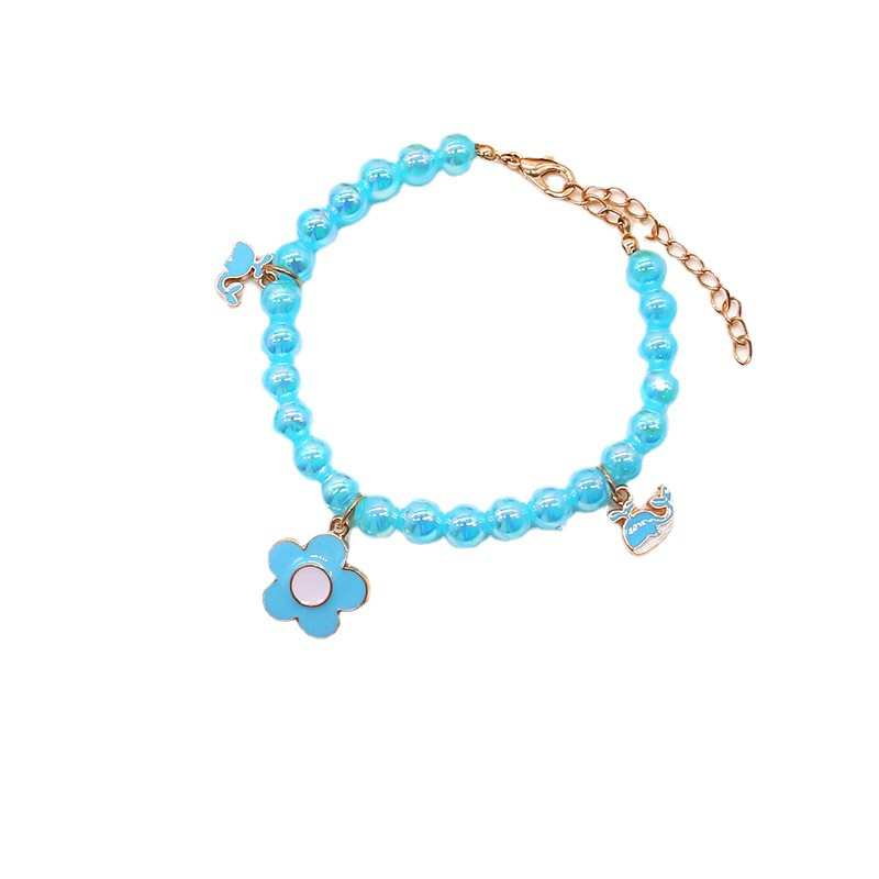 Pet Necklace Cat Pearl Collar Accessories Pendant Pet Cat Dog Collar Pearl Jewelry