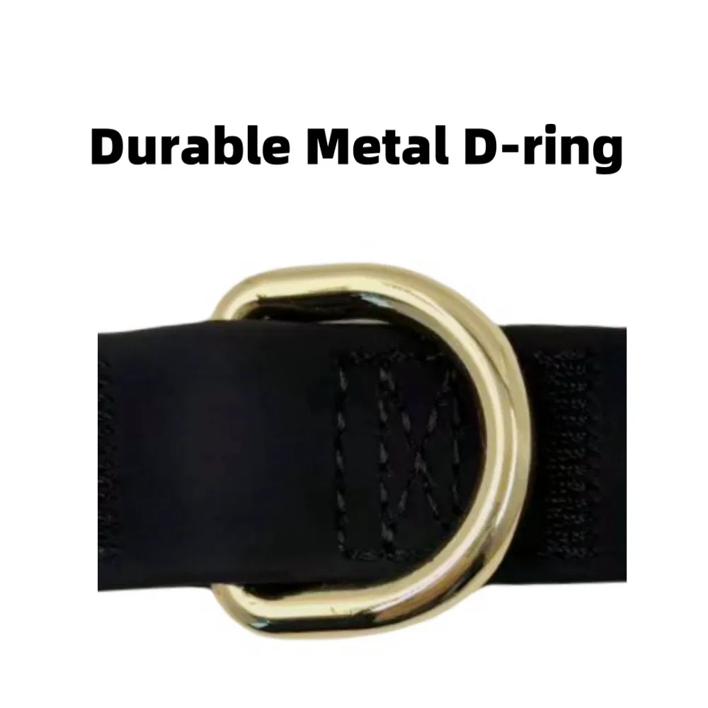 PVC Dog Collar Personalized Pet Collar with Zinc Alloy Buckle Adjustable Hunting Collar OEM/ODM Training Collar