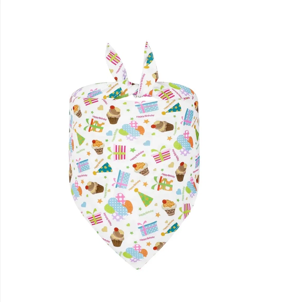 Pet Supplies Birthday Gift Dog Collar Bandana Set Adjustable Pet Collar