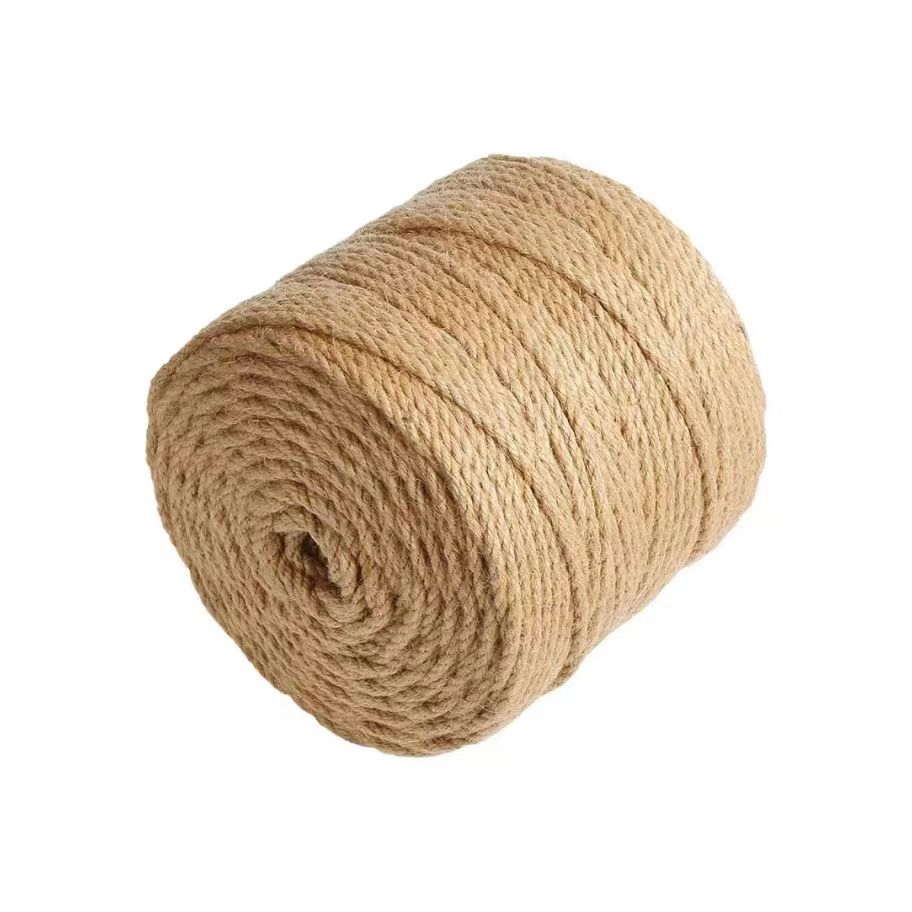Durable 3-Strand Jute Rope Eco-Friendly Natural Fiber for Gardening and Packaging Needs