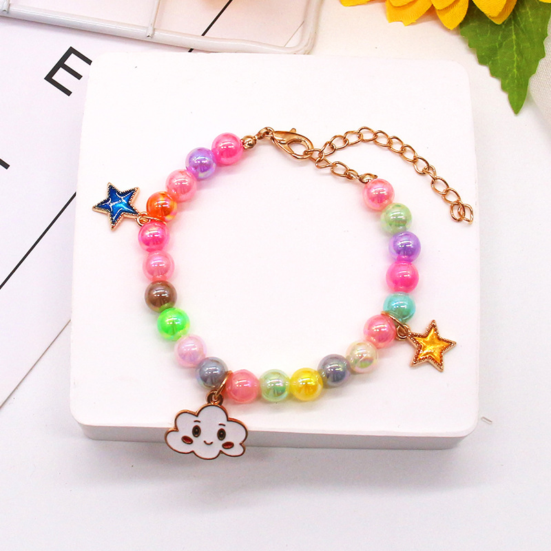 Pet Necklace Cat Pearl Collar Accessories Pendant Pet Cat Dog Collar Pearl Jewelry