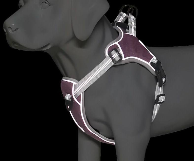 Reflective No Pull Pet Dog Harness Easy Walking Dog Harness Collar Lead