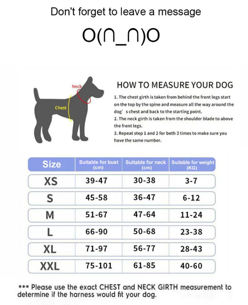 Reflective Dog Harness Main View