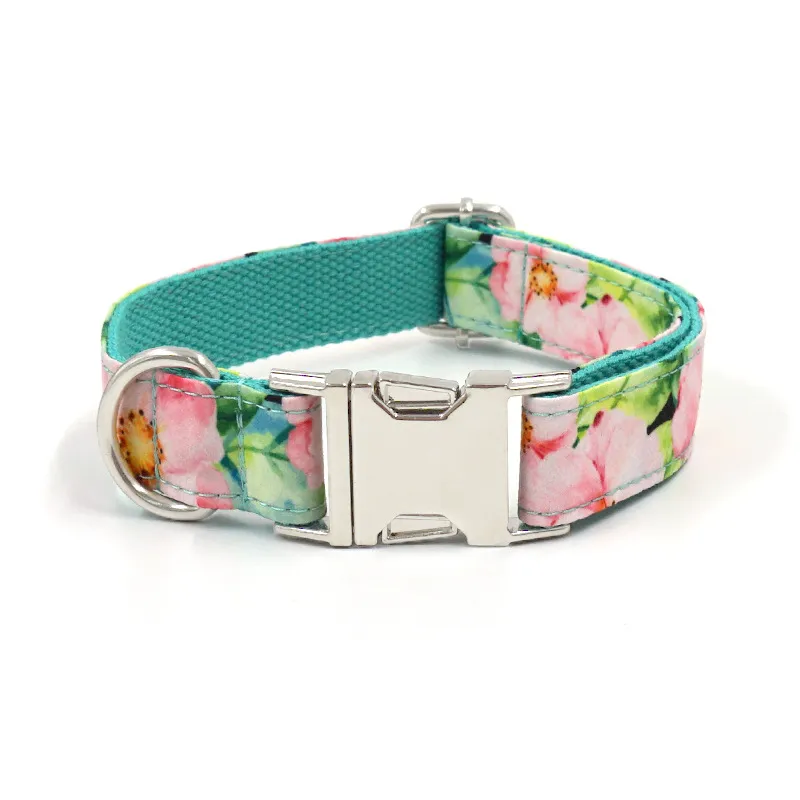 Blue Floral Collar