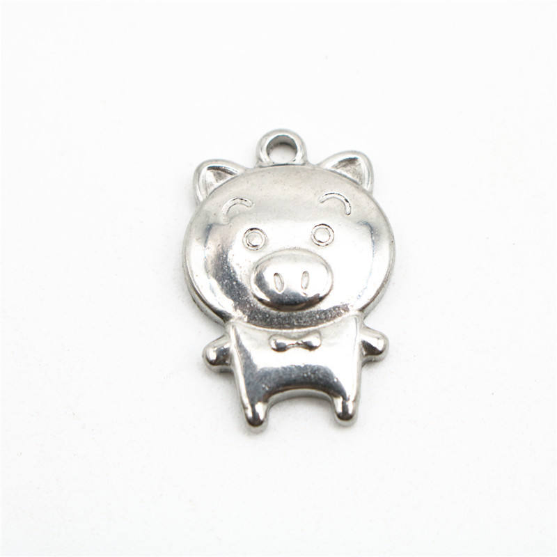 Stylish Stainless Steel Animal Charms for DIY Jewelry