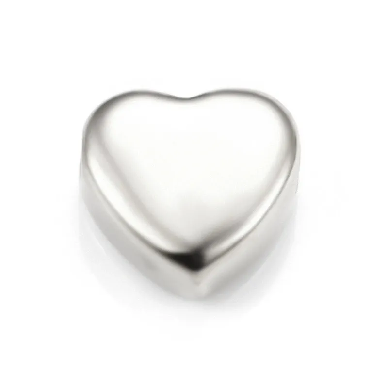 Stainless Steel Heart Bead 4