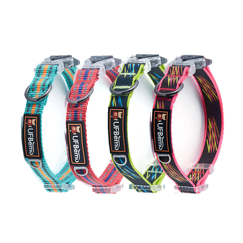 Multicolor Fashion Adjustable Luminous Reflective Safety LED Pet Collar Dog Collar